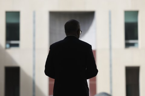 A shadow has fallen over Anthony Albanese’s prime ministership in 2024.