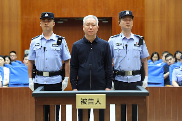 Hui Ka Yan was sentenced alongside 56 others involved in Evergrande, including his sons Xu Zhijian and Xu Tenghe.