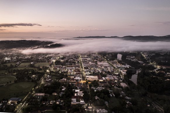 Lismore was devastated by a record-breaking flood in February last year.