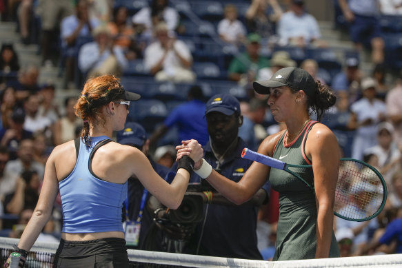 Maya Joint after her loss to Madison Keys in the second round.