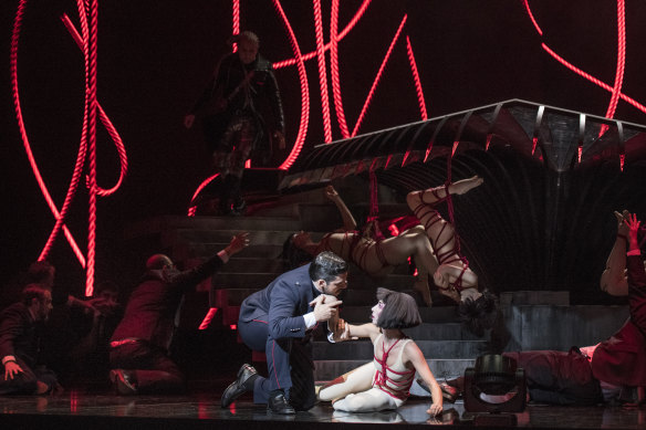 Dress rehearsal for the Opera Australia production of Madama Butterfly at the Opera House, June 26, 2019.