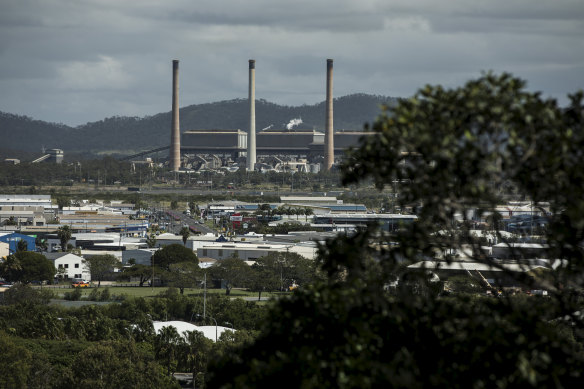Queensland’s largest and oldest coal-fired power station in Gladstone.