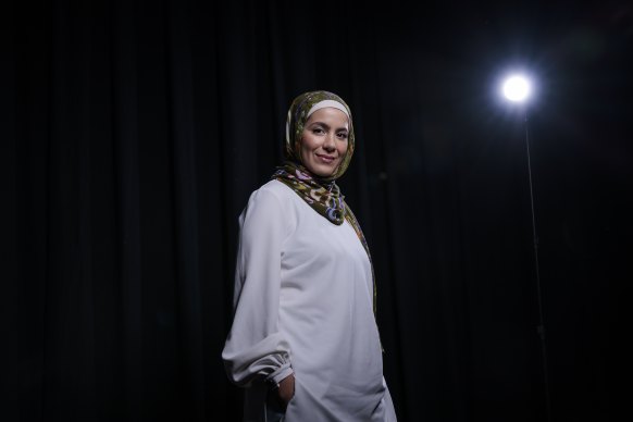 Sara Mansour, co-founder of Bankstown Poetry Slam, a success story in western Sydney that has just celebrated its 10th anniversary but is still searching for resources and needs a bigger venue.