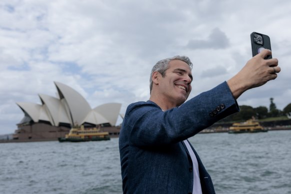 Andy Cohen, in Sydney for World Pride