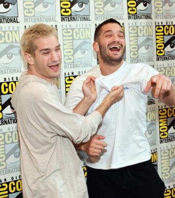 Australian filmmakers Danny and Michael Philippou at Comic-Con.