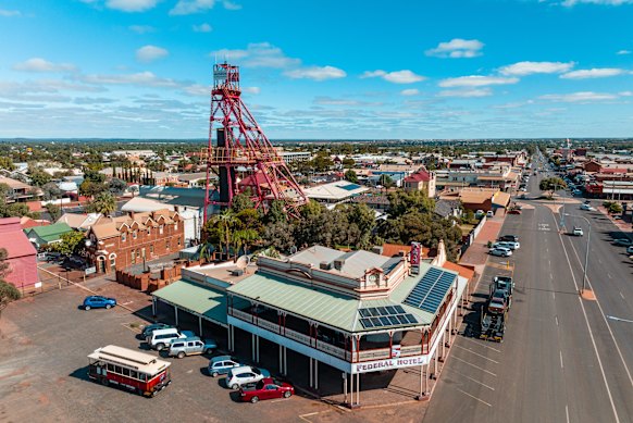 The town’s famous curtain is part of the fabric of the community of Kalgoorlie-Boulder, 600km east of Perth.   
