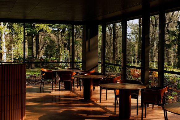 Nature and fine-dining collide … Yiaga in Fitzroy Gardens.