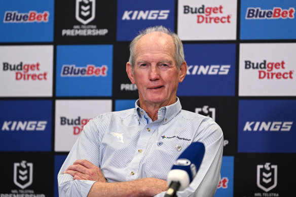 Parramatta officials courted Wayne Bennett, but the Dolphins coach is poised to return to South Sydney.