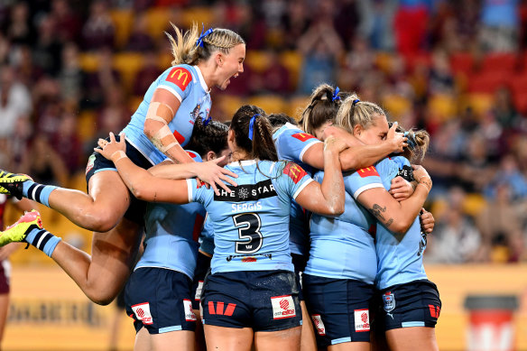 The Women’s State of Origin match on Thursday was a roaring success.