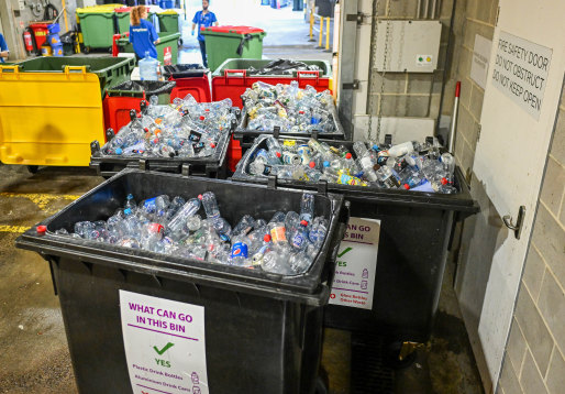 Sustainability at Melbourne Park during the 2024 Australian Open. 