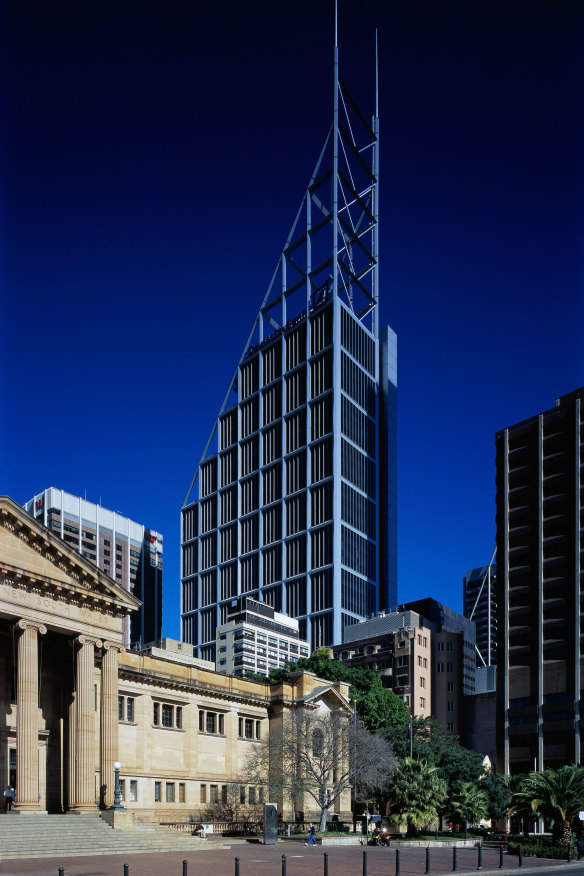 British architect Norman Foster’s Deutsche Bank Place in Sydney. 