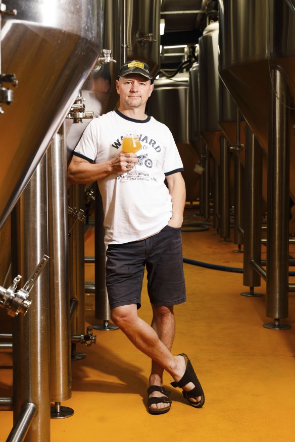 Peter Philip sold his IT business to start Wayward Brewing.