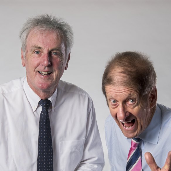 Roy and HG (John Doyle and Greig Pickhaver): The right men to call the coronation.
