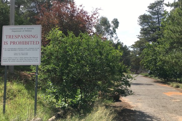 If you try to access Lavarack Road, Duntroon today, you will be met by 'Do Not Trespass' signs and an overgrown strip of asphalt.