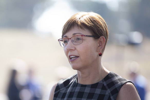 Employment Minister Rachel Stephen-Smith. A Commonwealth department has warned the ACT's incoming jobs code isn't compliant with federal legislation. 