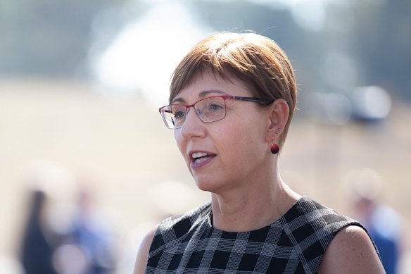 Employment Minister Rachel Stephen-Smith. A Commonwealth department has warned the ACT's incoming jobs code isn't compliant with federal legislation. 