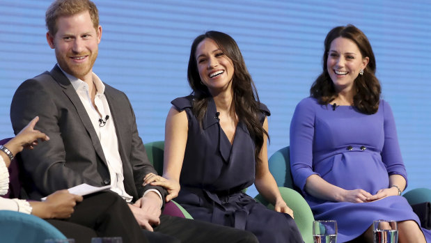 Meghan Markle made her first working appearance as part of the so-called Fab Four.