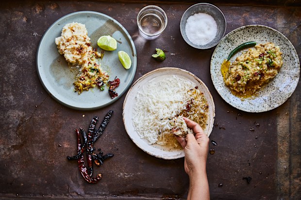 Picture of spiced potato mash from Kishwar Chowdhury's Smoke Rice Water