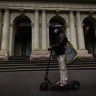E-scooters cluttering footpaths, challenging vision impaired
