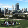 Perfect views: Kings Park.