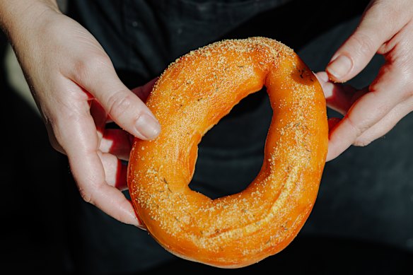 Chicken salt and thyme doughnut.