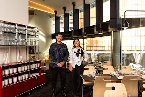 Duan Wong and Isabella Wong at The Malaya’s new home.