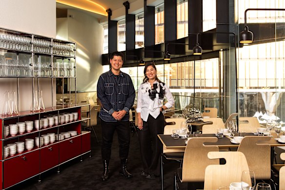 Duan Wong and Isabella Wong at The Malaya’s new home.