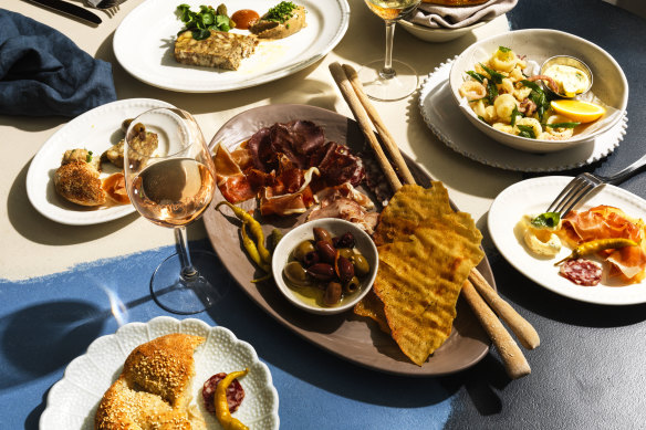 The menu is designed for Sydney’s  climate, with dishes such as charcuterie and fried calamari.
