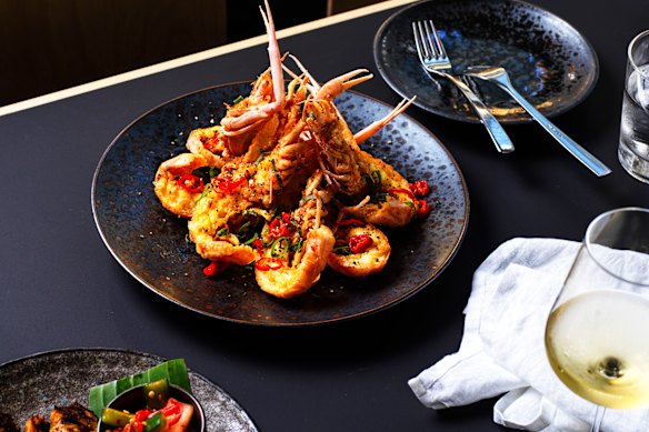 Salt and pepper scampi.