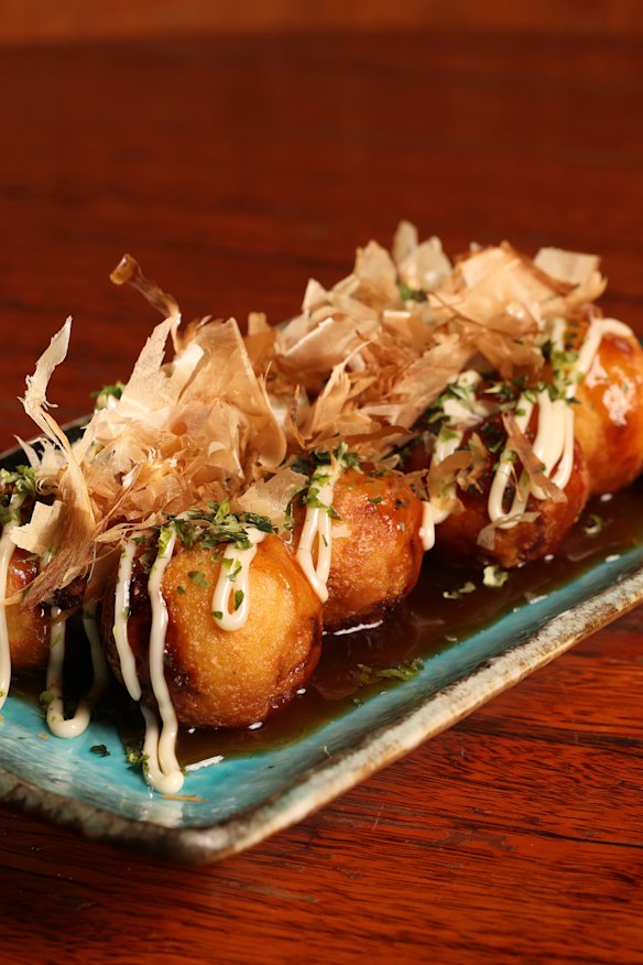 Takoyaki balls.