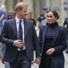 Harry plays second fiddle in the Meghan show