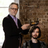 Director Damien Ryan with actor Liam Gamble at their  Surry Hills rehearsal space.