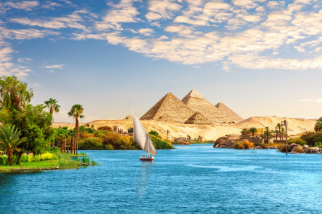 The Nile at Aswan.