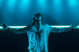 Jack Harlow performs in Melbourne.