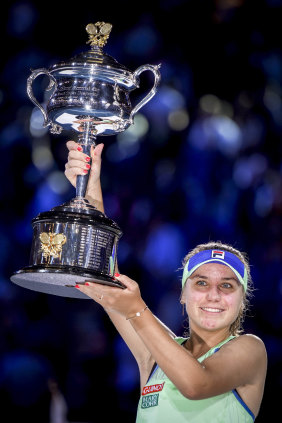  Australian Open champion Sofia Kenin.