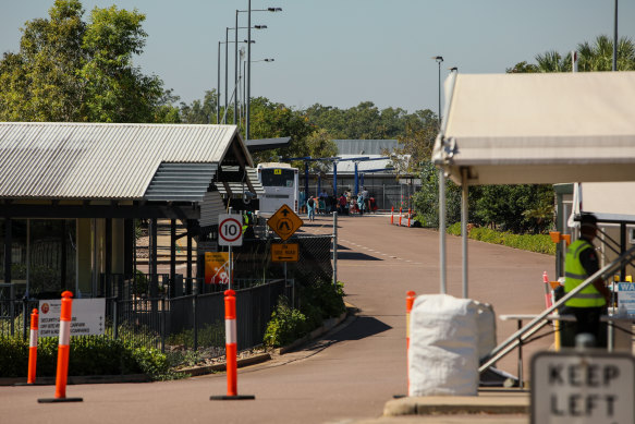 The purpose-built Howard Springs quarantine facility in Darwin.