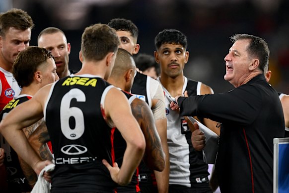 Saints coach Ross Lyon.