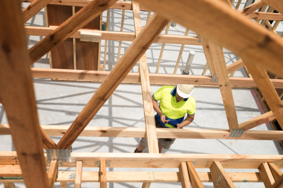 House builds were delayed by up to three months last year by a lack of construction materials and tradies.