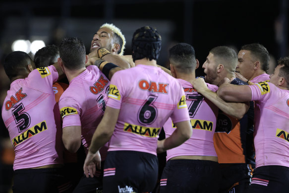 Things got heated on and off the field at Leichhardt Oval in round 13.