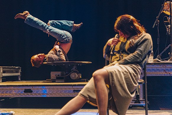 Perfume Genius performs with Aldous Harding at the Forum Melbourne on December 4.
