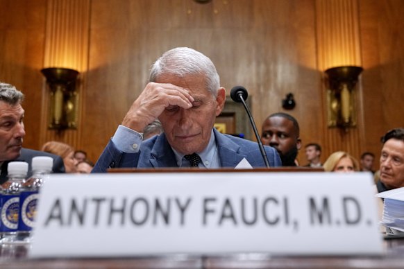 Fauci appears before the Senate Homeland Security and Governmental Affairs Committee at the Capitol on Wednesday, July 29, 2026.