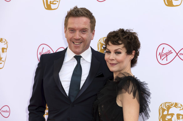 Homeland star Damian Lewis dedicated his Jubilee honour to his late wife, Helen McRory, pictured with him here at the 2019 BAFTAs. She died last year. 