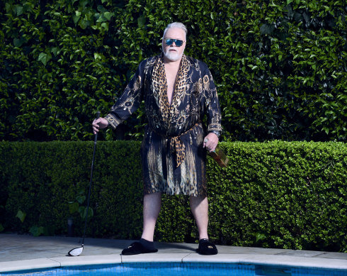 Kyle Sandilands at home in Vaucluse.