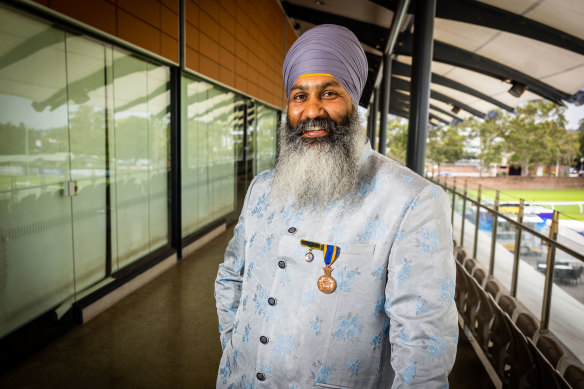 Amar Singh gave the annual Australia Day address on Friday.