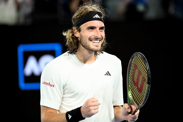 Stefanos Tsitsipas is through to the semi-finals.