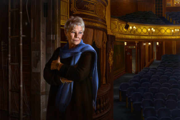 Ralph Heimans’ portrait of actor Dame Judi Dench.