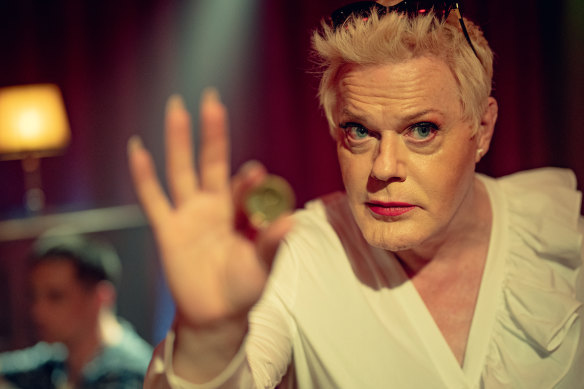 Eddie Izzard as Lachesis in Kaos.