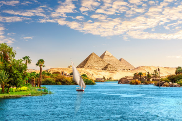 The Nile at Aswan.