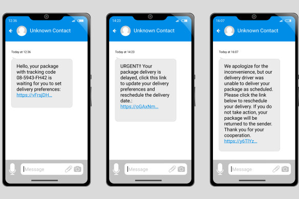 Scam texts cost Australians at least $2.6 billion a year. 