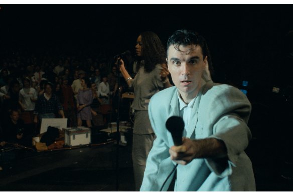 David Byrne in <i>Stop Making Sense</i>.